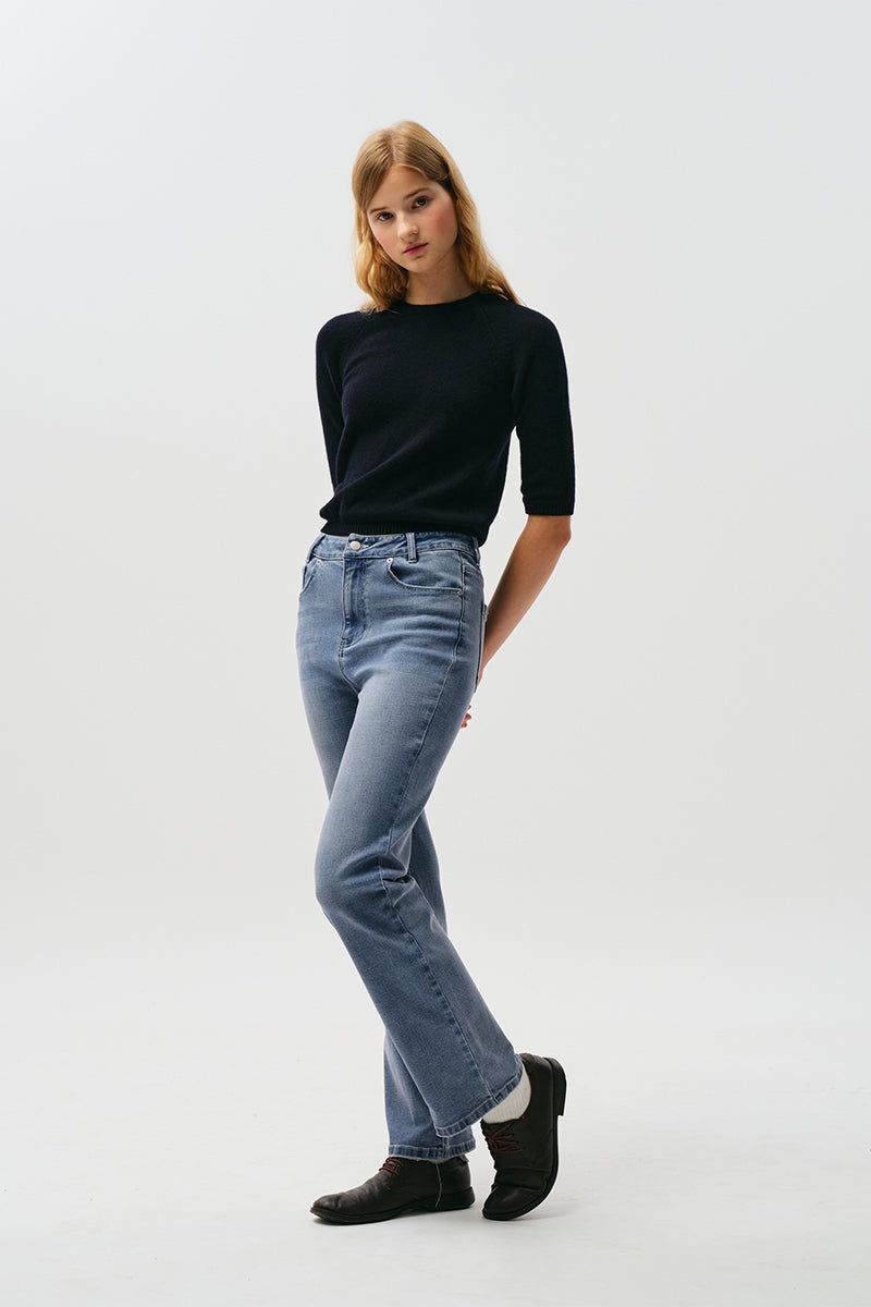 KIRSH（キルシー）の「CHERRY SLIM-FIT DENIM PANTS [BLUE]（Pants）」