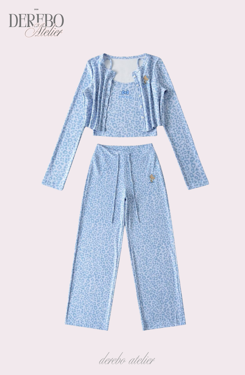 Mob Leopard Three-Piece Trading Set-up (SLEEVELESS TOP)