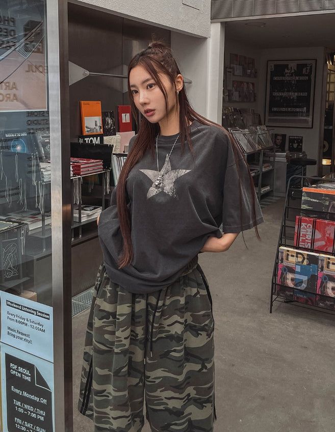 Free Camo Track Bermuda Pants