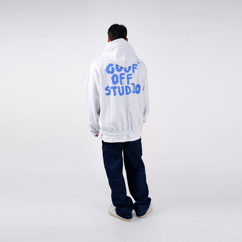 GOOFOFF MAIN LOGO HOODIE - ( Ash Gray )