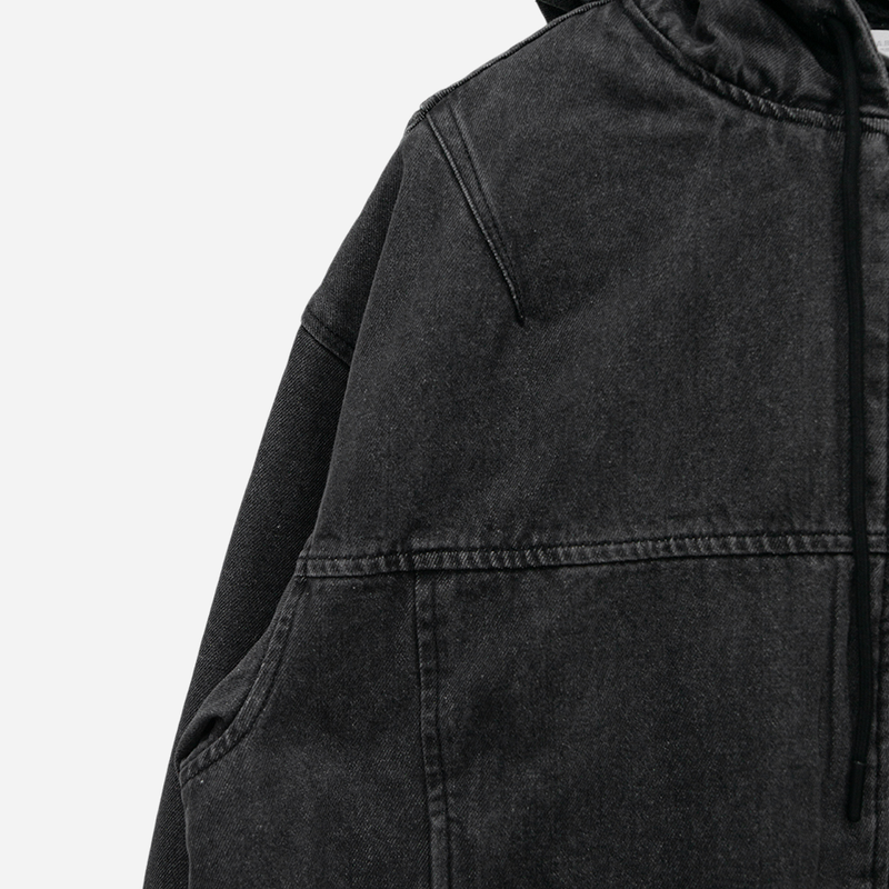 Denim Hooded Jumper