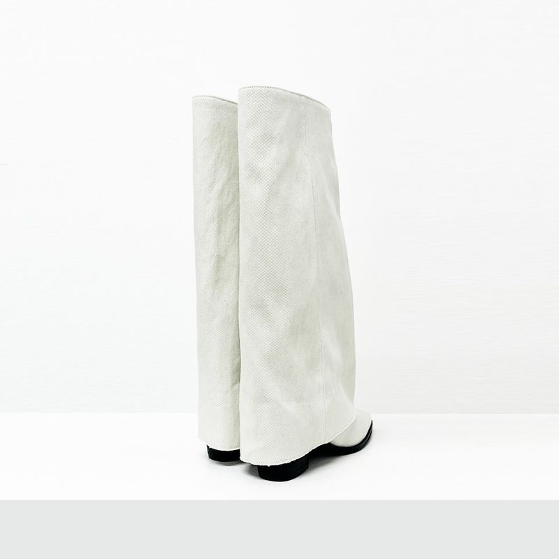 Frain fold over stiletto boots