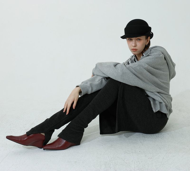 LEGGINGS SKANT PANTS_CHARCOAL