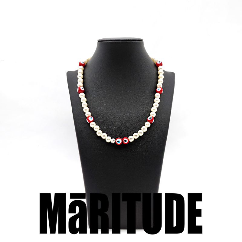 EVIL EYE NECKLACE (2COLOR)