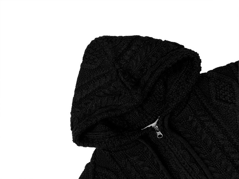 Dine Cable Knit Zip-Up