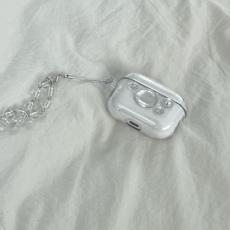 [made]silver water drop airpodcase