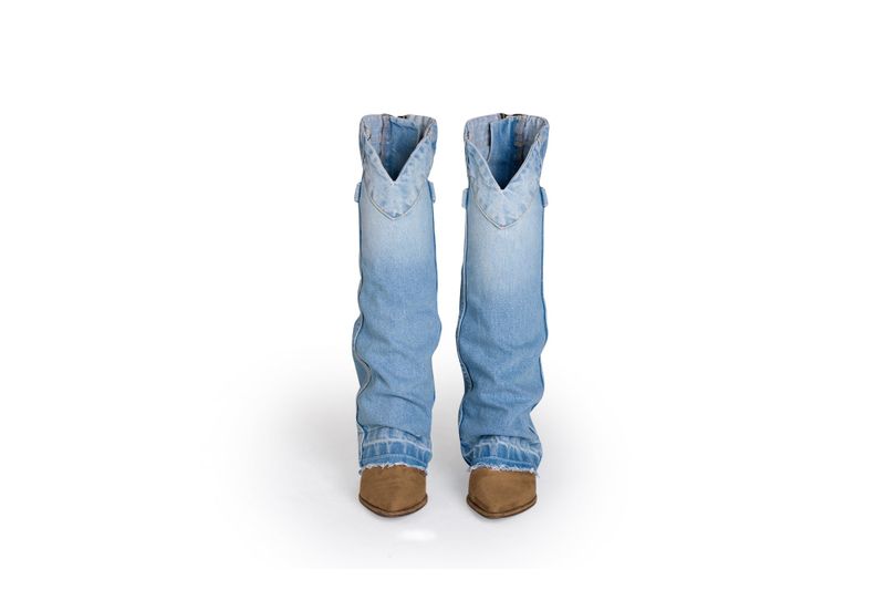 LEKIM（レキム）の「DENIM LEG WARMER (LIGHT BLUE)（Fashion Accessories）」
