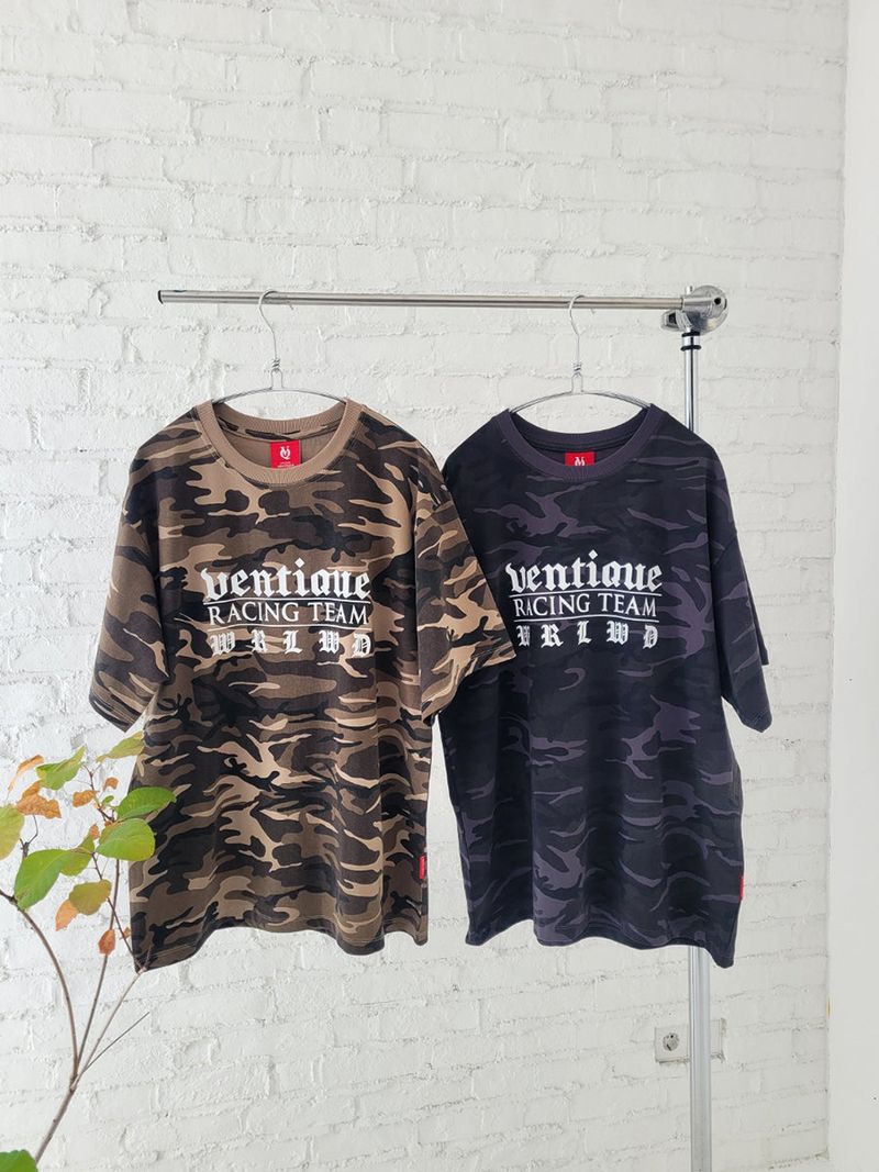 VENTIQUE Eagles team camo T-shirt 2color