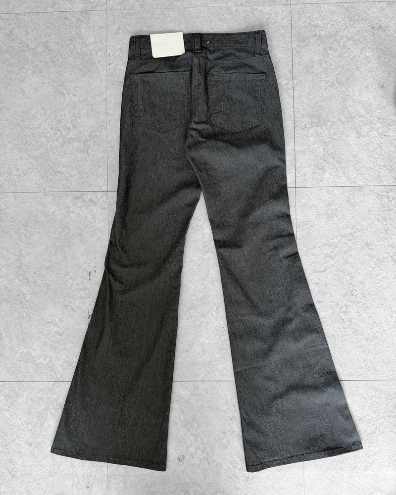 DEEP LOW EYELET BOOTCUT PANTS