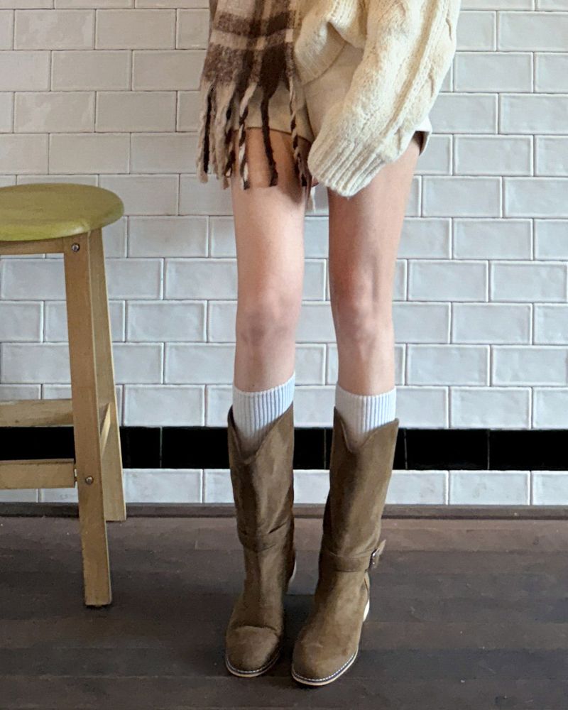 Rocent buckle boots