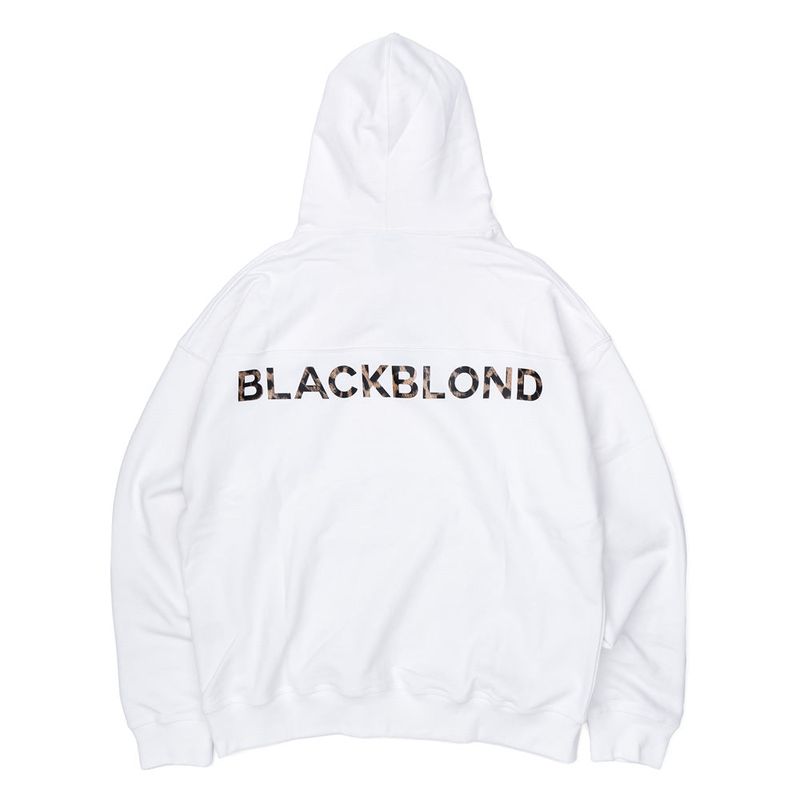 BBD Leopard Classic Smile Logo Hoodie (White)