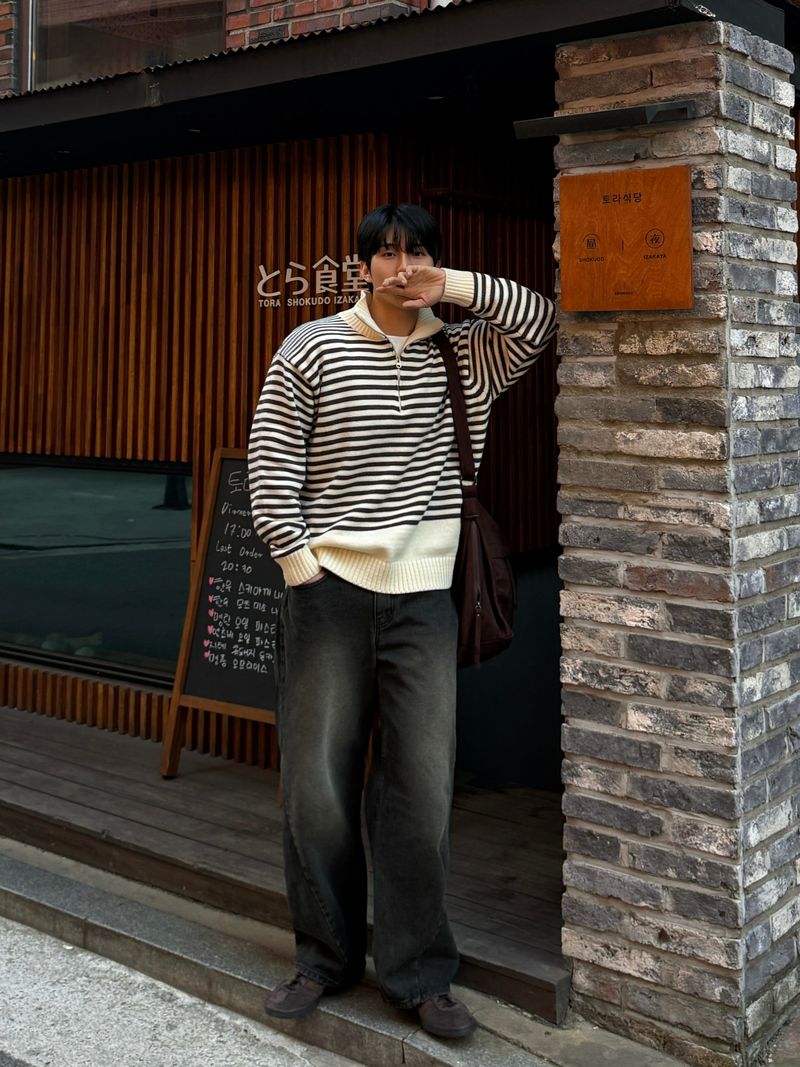 Haim half zip up knit