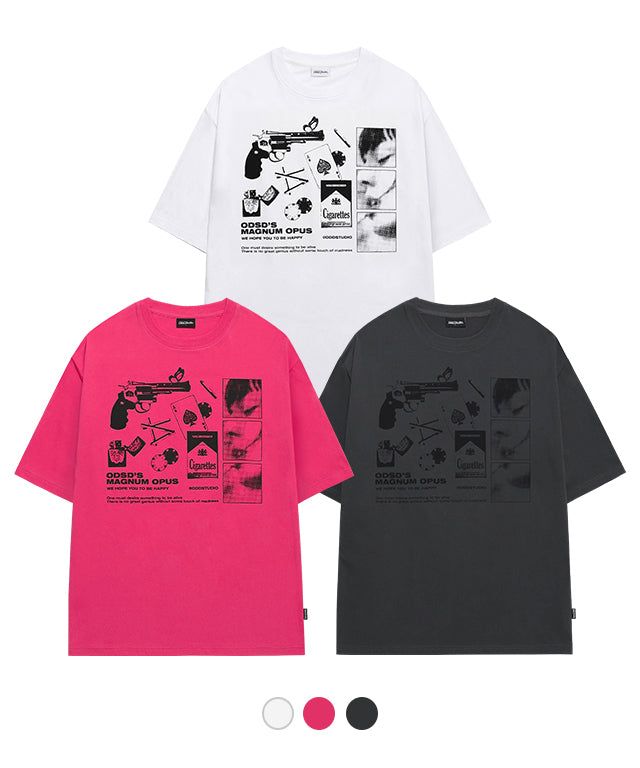 ODDSTUDIO（オッドスタジオ）の「コラージュ グラフィック オーバーフィット Tシャツ / Collage Graphic Oversized Fit T-Shirt（トップス）」