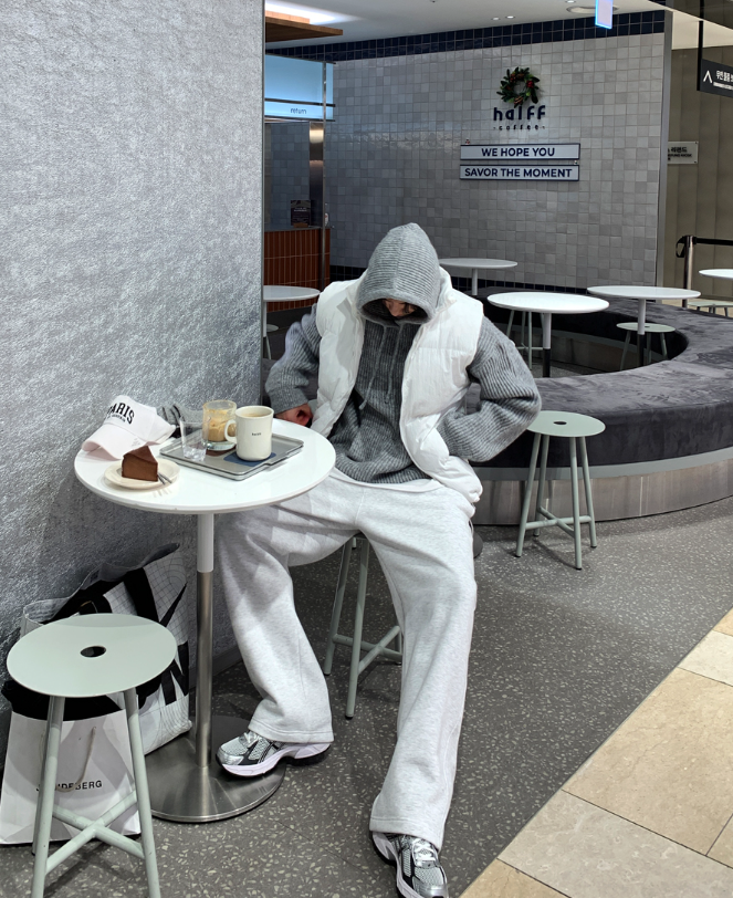 Sydney Heavy Duty Wool Blend Overfit Knit Hoodie