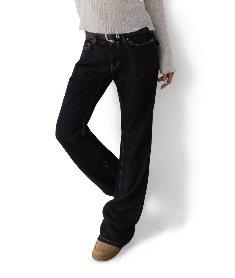 Amin Lyocell Low-Rise Bootcut Denim