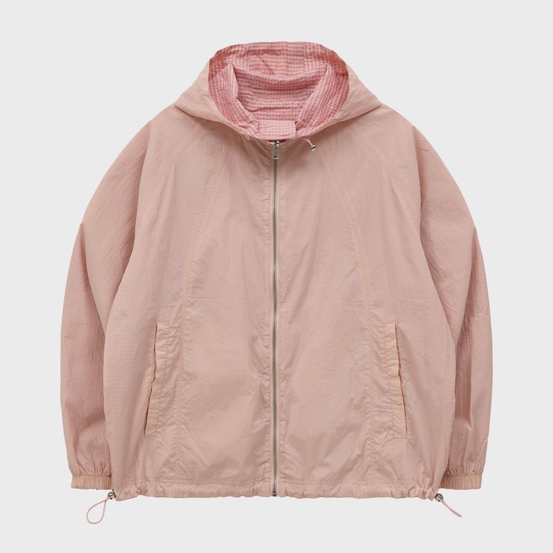 Reversible Check Windbreaker