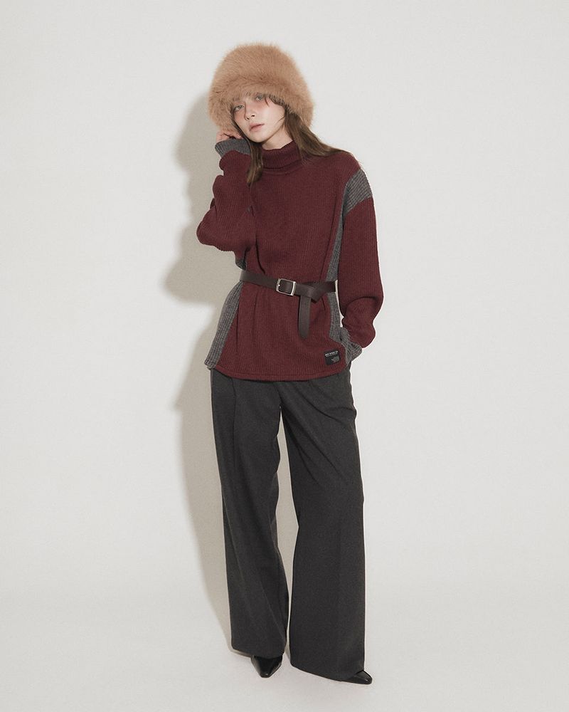 PLAIN FAUX FUR BUCKET HAT [2colors]