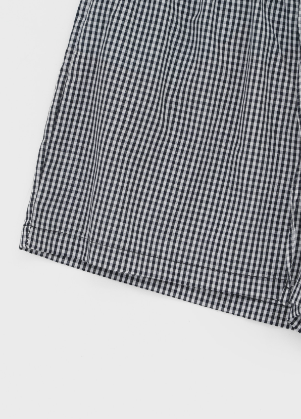 [MADE] Pinky Check Banding Shorts