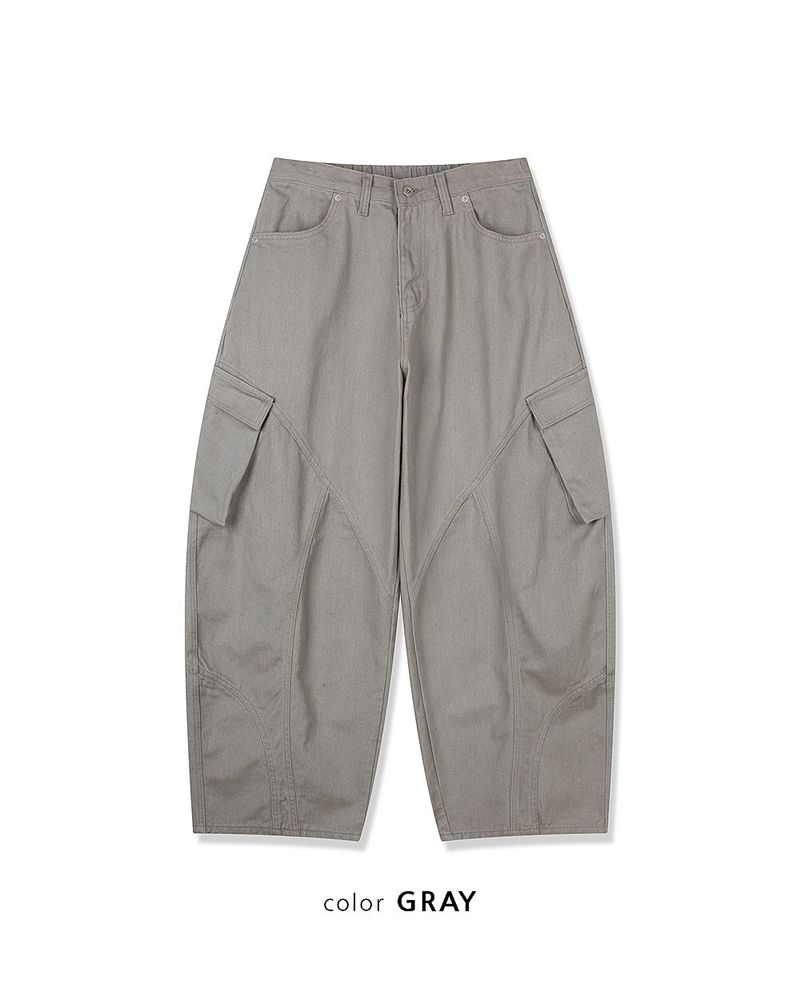 Raun Curved Cargo Wide Pants