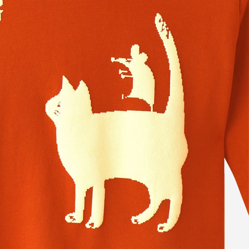 CATHY AND BROOK STORY GLOVE HOODIE (ORANGE)