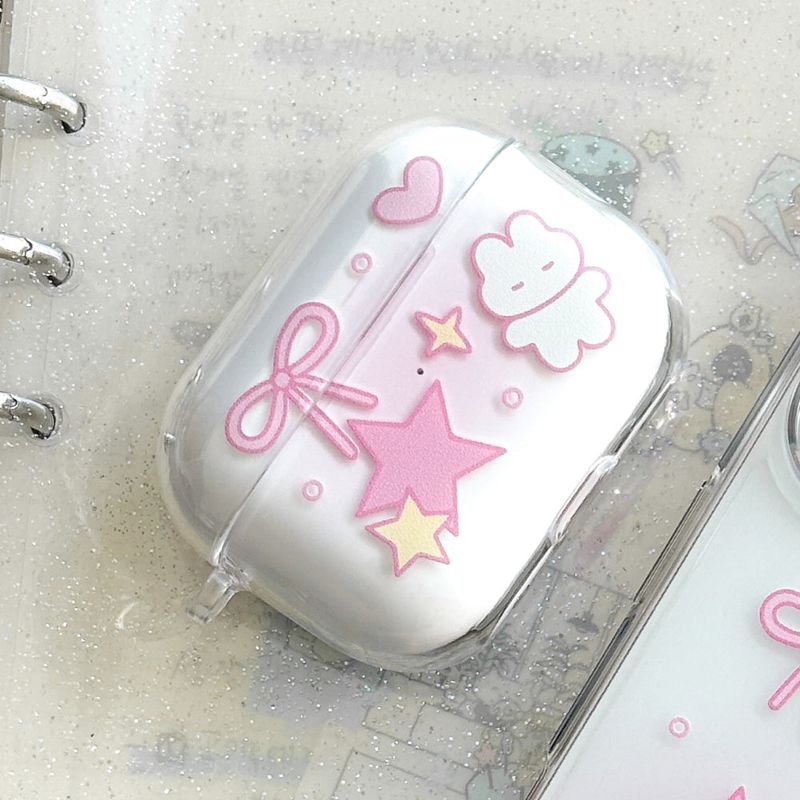 [AirPods] Star Rabbit hard case (pink) (only case)