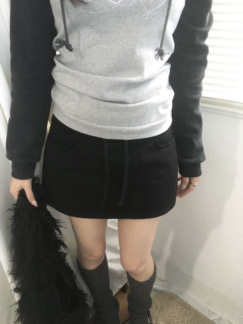 Cotton banding skirt