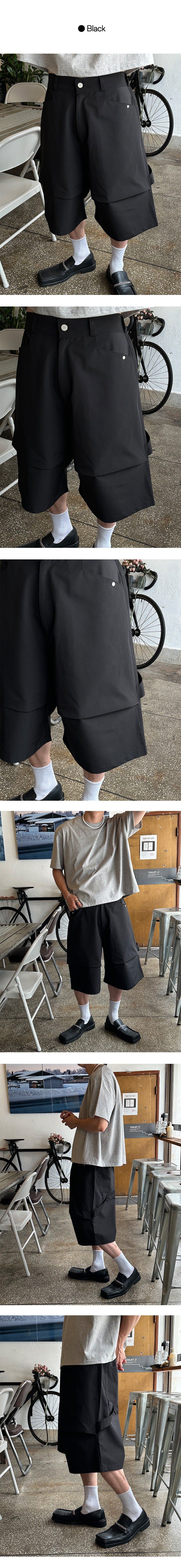 [S/S] Parachute nylon bermuda pants (3color)