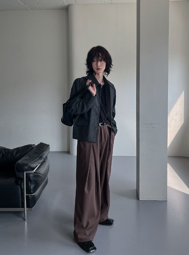 Lemad herringbone wool jacket