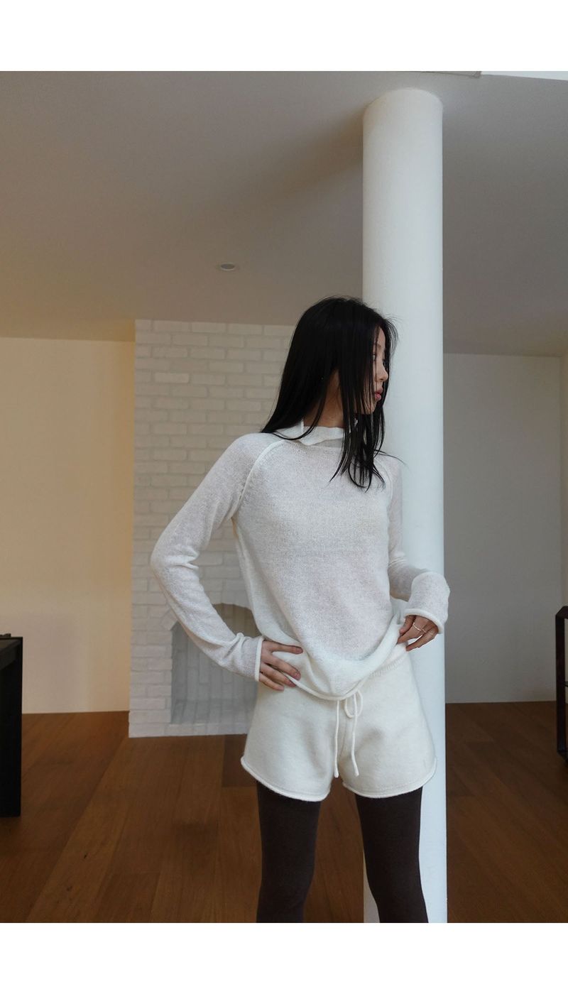 most knit shorts (3C)