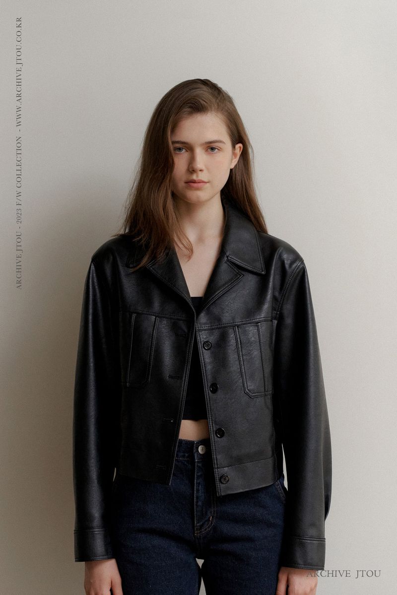mute leather jacket