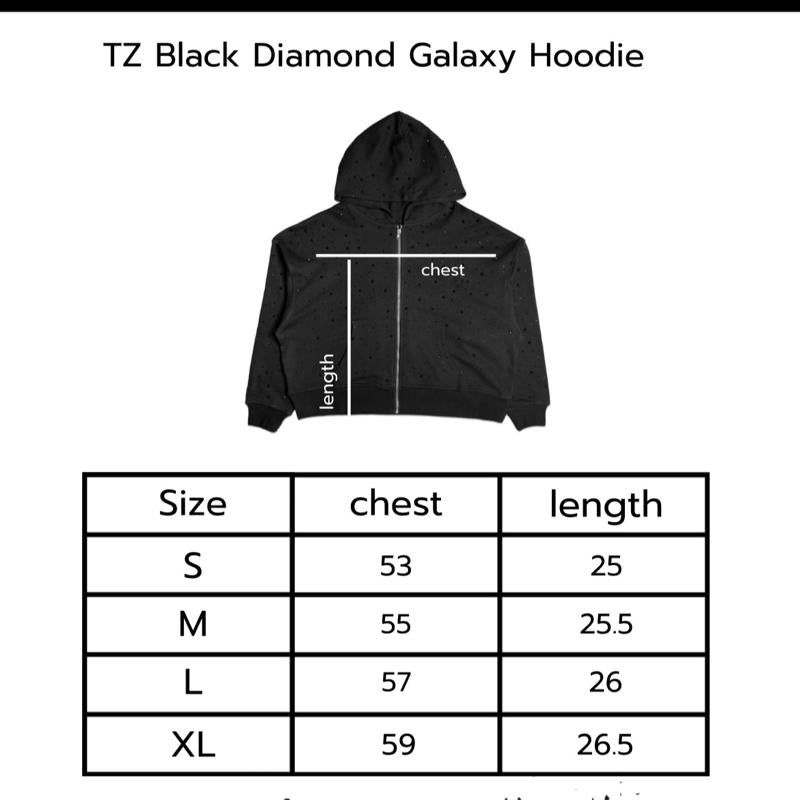 TZ Black Diamond Galaxy Hoodie