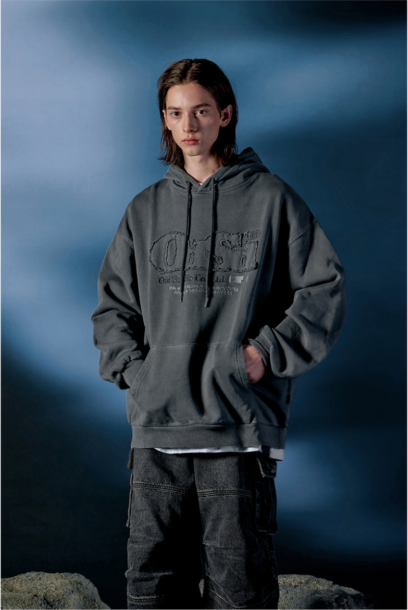 ODDSTUDIO（オッドスタジオ）の「ODSD Pigment Damage Oversized Fit Hoodie（Tops）」