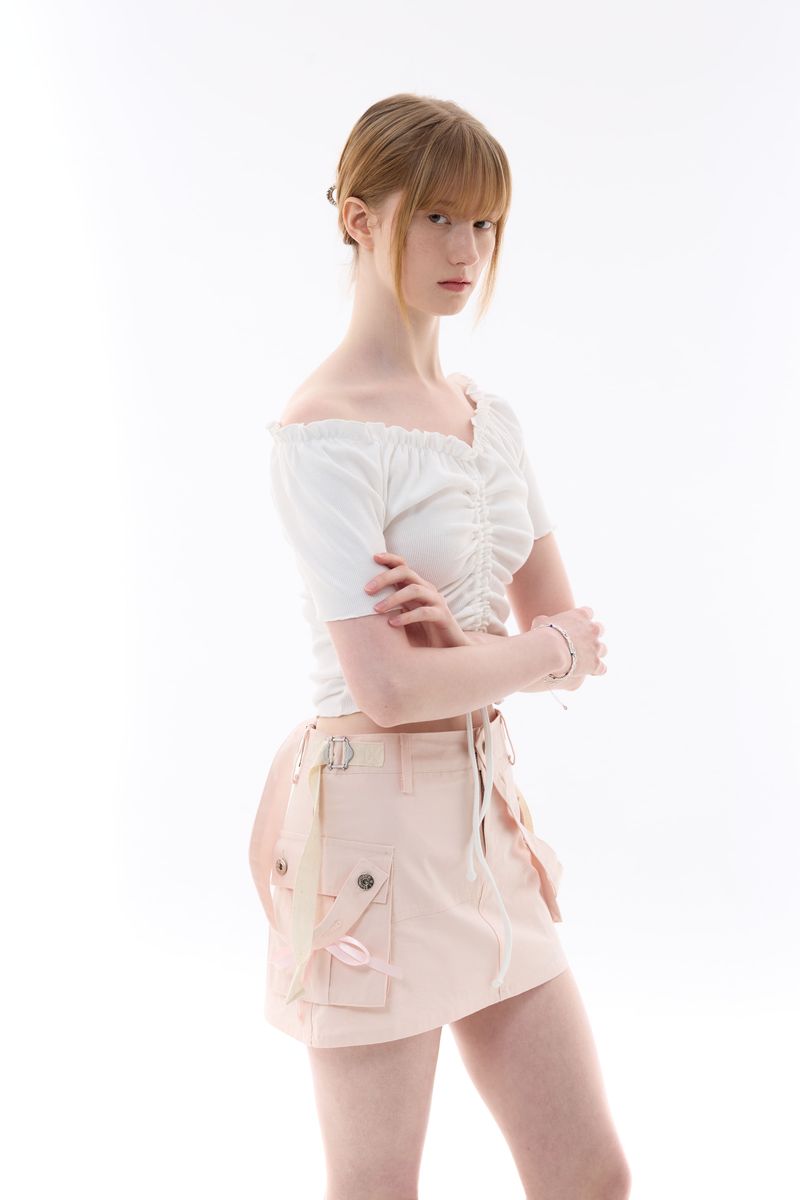 XOXO OFF-SHOULDER / WHITE