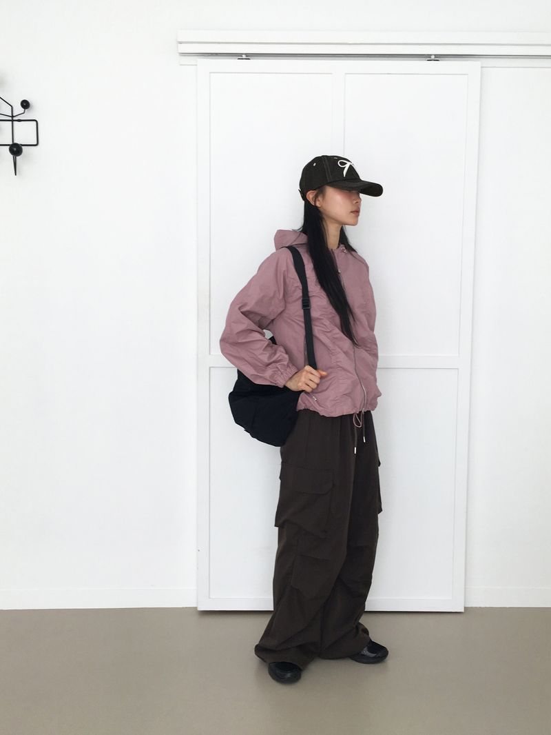 [BASIC/LONG] Adik Double Pocket Pintuck Cargo Two-Way Long Wide Jogger Pants