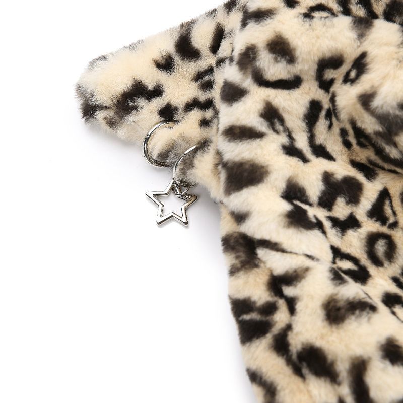 Cat Ear Fur jacket - LEOPARD