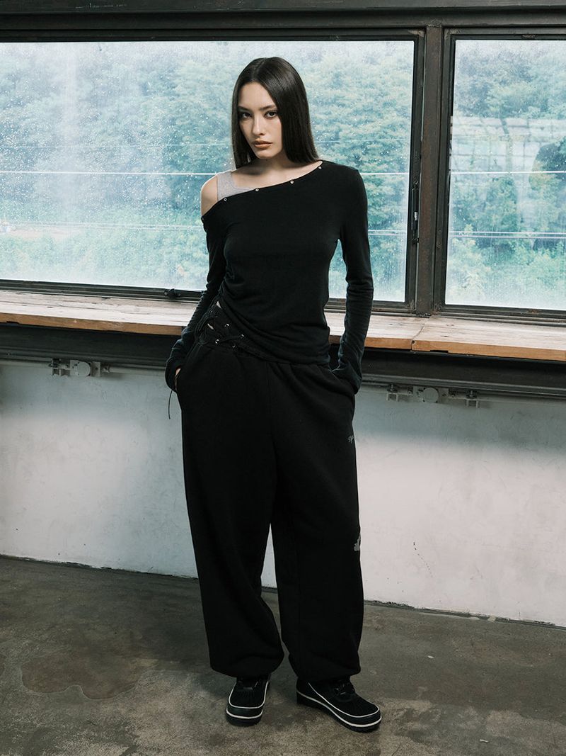 EYE SWEAT PANTS (BLACK)