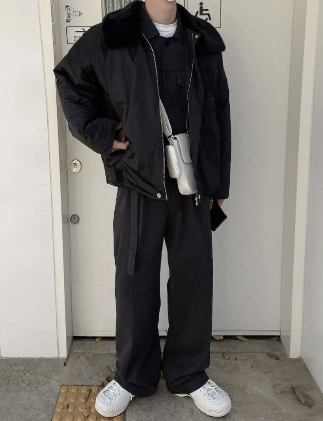 No.9180 woolen set-up trucker JK