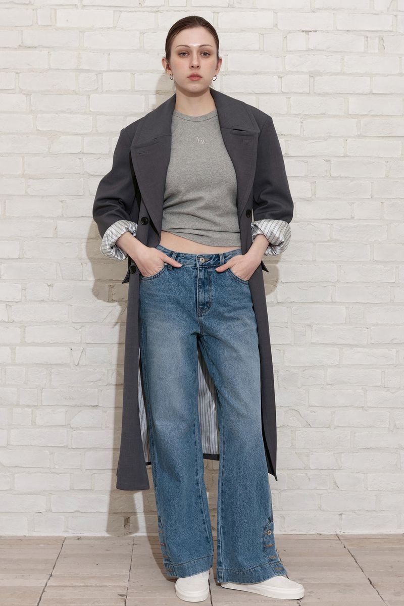 MAXIMAL DOUBLE COAT_GRAY