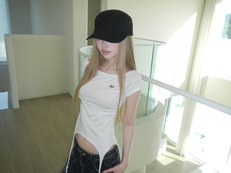 garter drop cross top(3 color)