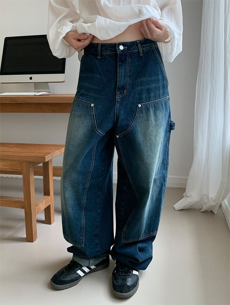 DOUBLE KNEE CARPENTER JEANS (2C)