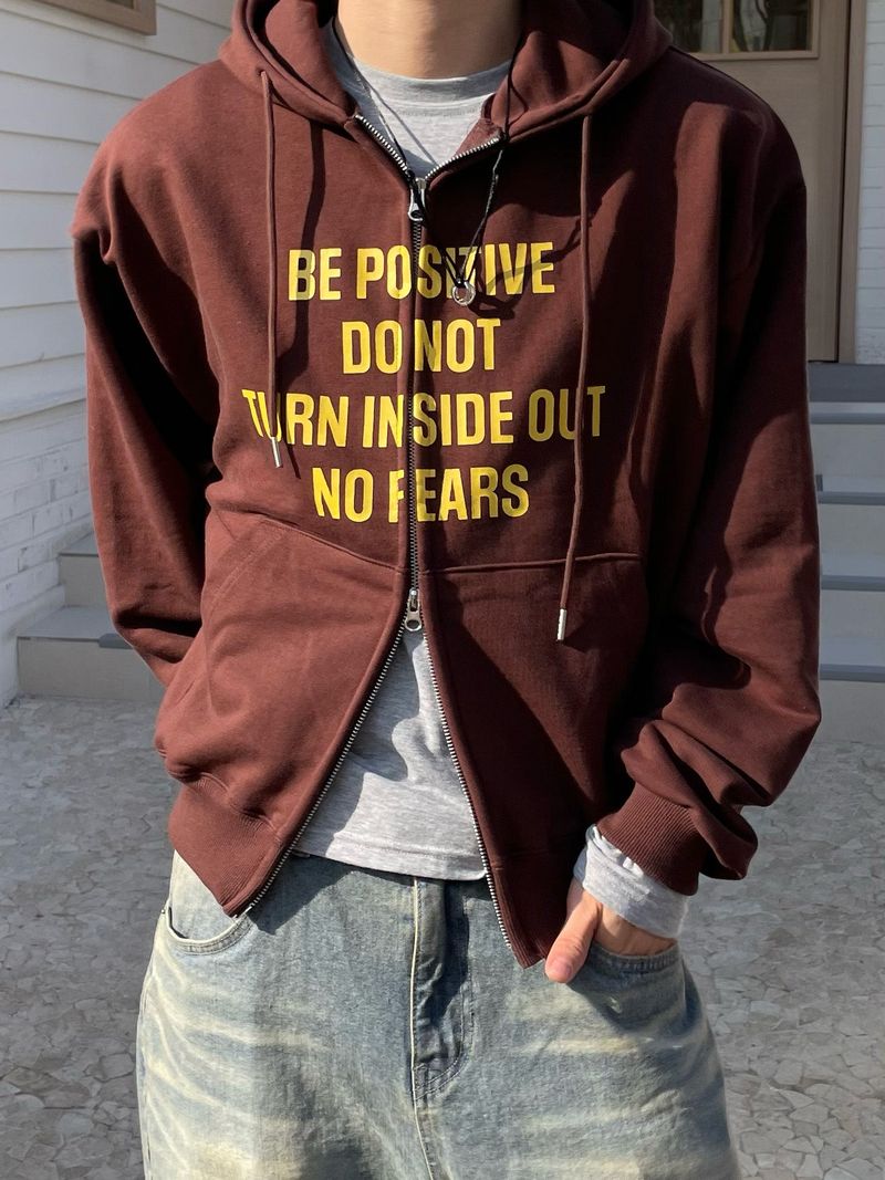 ESOO（イス）の「Positive Two-Way Hood Zip-Up (3colors)（Tops）」