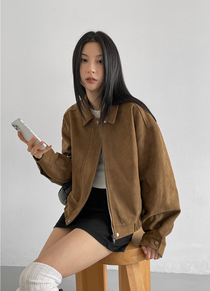 [MADE] Walter Suede Blouson Jumper