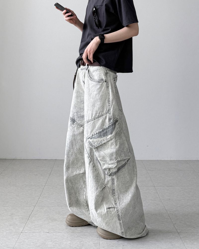 Ditto Gray Balloon Denim