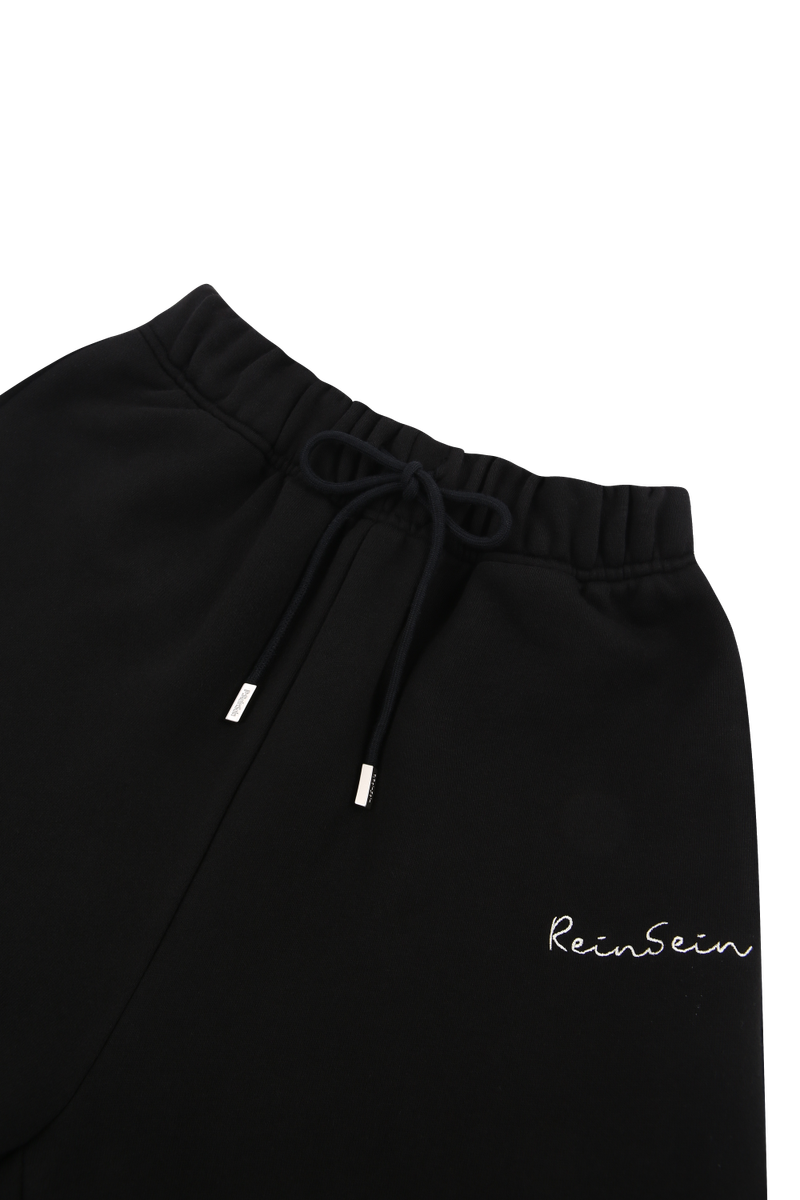 FW black double pintuck two-way cargo pants