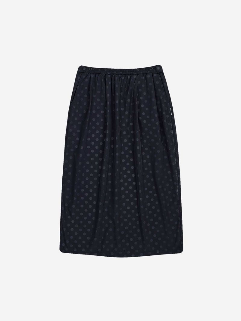 safarispot（サファリスポット）の「BASIC SAFARI DOTS POLY SKIRTS (DARK NAVY)（Skirts）」