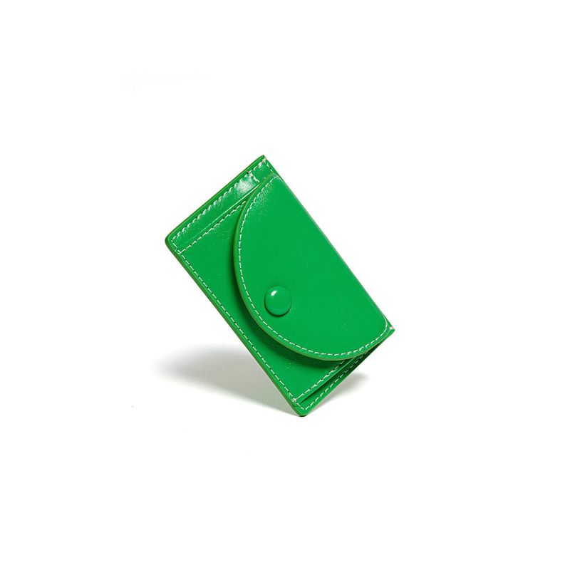 DOT Slim Pocket Mini Coin Transportation Card Wallet green