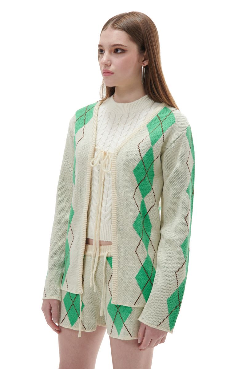 ARGYLE CARDIGAN