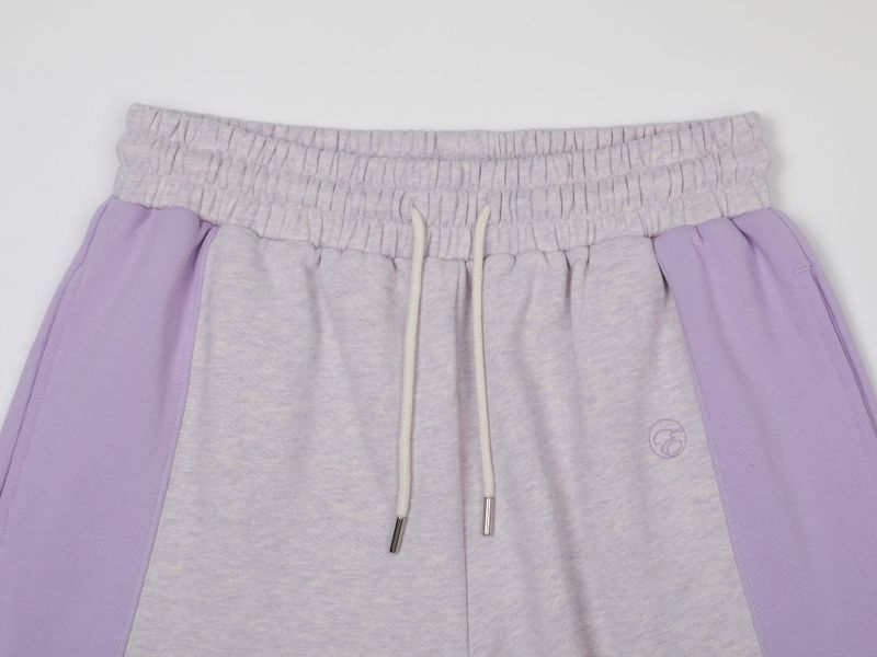 PEACE STRING HALF SWEATPANTS (PURPLE)