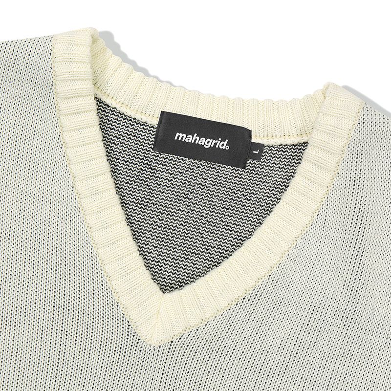 TRIBAL LOGO KNIT VEST