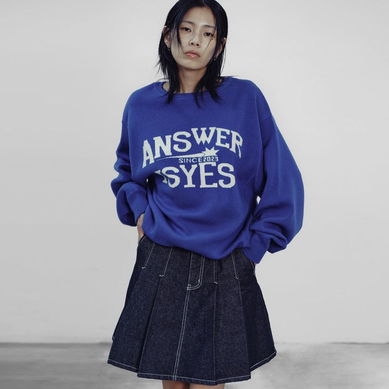 answerisyes（アンサーイズイエス）の「Turn flared denim skirt（Skirts）」